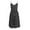 Black, variant on YuXingFu Boho Dresses for Women Mid-Length V-Neck Plus Size Womens Dress Sleeveless Solid Color Slim Fit Casual Summer Black S