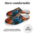 thumbnail image 6 of Lsque 3D Butterfly Pattern Womens Comfort Cotton on Scuff With Memory Foam and Anti-skid Sole Slipper-39/40, 6 of 7