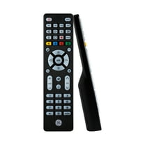 GE 4-Device Backlit Universal Remote TV Control in Brushed Black,  48843