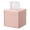 Single Pink, variant on KEEPJOY Square Tissue Box Cover, Pu Leather Tissue Box Holder with Bottom Belt Modern Stylish Tissue Box Organizer for Bathroom, Bedroom, Hotel, Office Desk 5"X5"X5"--Pink