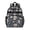 Skull and Flower, variant on Sun and Planet Gothic Pattern Backpack for School, Cute School Bag with Adjustable Shoulder Straps and Padded Back, 15.25"x11.5"x5.25"