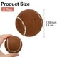 thumbnail image 2 of Uxcell 2 Pcs Pelotas de Tenis Precutadas para Andadores, Accesorios Universales de Pelotas Deslizantes Precutadas para Protección de Patas de Muebles y Pisos, Marrón, 2 of 6