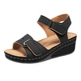 thumbnail image 3 of Willtoo Orthopedic Sandals for Women Fashion, Womens Walking Slippers with Arch Support Open Toe Ankle Strap Espadrilles Platform Wedge Sandals for Women Summer Dressy Comfortable Slip On Flip Flops, 3 of 6