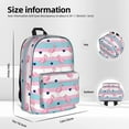 thumbnail image 6 of Goofa Flamingo1 Printed Backpack,Laptop Backpack,Durable Anti-Theft Travel Work Backpack,Water-resistant Backpack, 6 of 9