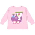 thumbnail image 3 of Inktastic 3rd Birthday Train 3 Year Old Girl Boys or Girls Long Sleeve Toddler T-Shirt, 3 of 5