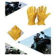 thumbnail image 4 of Household Protection Equipment Housework Repairing Welding Garden Safety Hide Leather Work Gloves ,Durable Material, 4 of 4