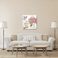 thumbnail image 3 of Global Gallery's 'Rainbow Seeds Floral Birdcage II' By Lisa Audit Stretched Canvas Wall Art, 3 of 4