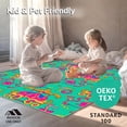 thumbnail image 4 of ODIKA 2'x3' Machine Washable Non-Slip Area Rug, Magic Carousel Circus with Festive Carnival High Traffic Rug with Pad, Pink, 600207, 4 of 8
