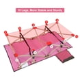 thumbnail image 4 of Lineslife Toddler Cots for Sleeping Foldable, Sturdy Portable Kids Girls Camping Cot Indoor Outdoor, Easy to Use, 53''x26'' Pink, 4 of 8