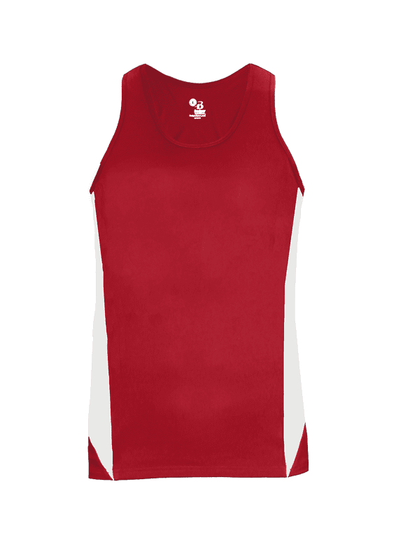 Stride Women's Singlet - Red/White S