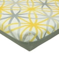 thumbnail image 3 of Sunny Citrus Outdoor Geometric Flower Printed High Back Cushion 22 x 44 in Multi, 3 of 6