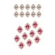 thumbnail image 1 of 20 botones DIY para decorar joyas de boda rosa claro, 1 of 9