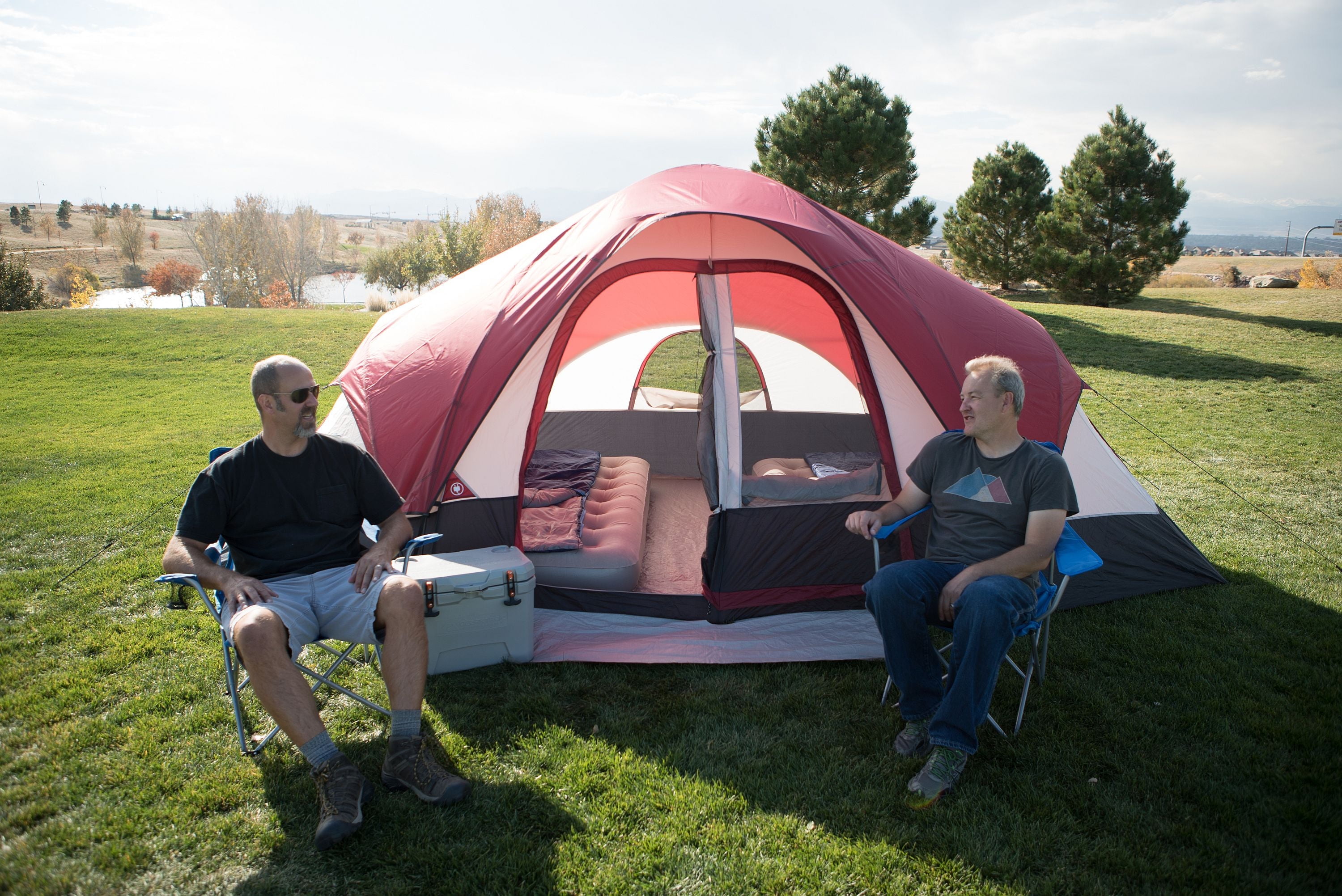 Ozark Trail 8 Person Modified Dome Tent with Rear Window Walmart