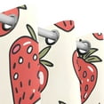thumbnail image 3 of Strawberries Black Out Curtains 72 Inch Length Curtains for Sliding Glass Doors Bedroom Living Room 2 Pack, 3 of 6