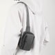 thumbnail image 4 of Bolsa de hombro mini gris oscuro para hombres y mujeres, bolsa impermeable pequeña para viajes y senderismo, para teléfono casual, 4 of 6