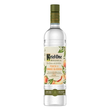 Ketel One Botanical Peach & Orange Blossom Vodka Distilled With Real Botanicals And Infused With Natural Flavors, 750 mL, 30% ABV