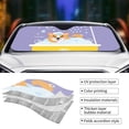 thumbnail image 4 of Kdxio Corgi Washing in Bathtub Print Front Windshield Sun Shade,Folding Auto Sunshade for Car Truck SUV-Medium, 4 of 7