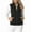 Black, variant on Outdoor Ventures Women's Polar Fleece Zip Vest Outerwear with Pockets,Warm Sleeveless Coat Vest 