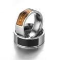 thumbnail image 3 of Maytalsory Intelligent Smart Finger Digital with Multifunctional and High-Tech Steel Couple black US10 1Set, 3 of 6
