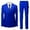 BU1, variant on sususu Men's Black Blazer,Men Suits 3 Piece,Modern Double Two Piece Suit Set With Matching Trousers for Business Wedding and formal Events
