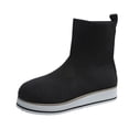 thumbnail image 2 of Summer Saving Clearance AXXD Low-heeled Ankle Boots,Logger Boots Winter Casual Womens Teacher Hiking Shoes Women Ankle-High Boots For Reduced Price, 2 of 6