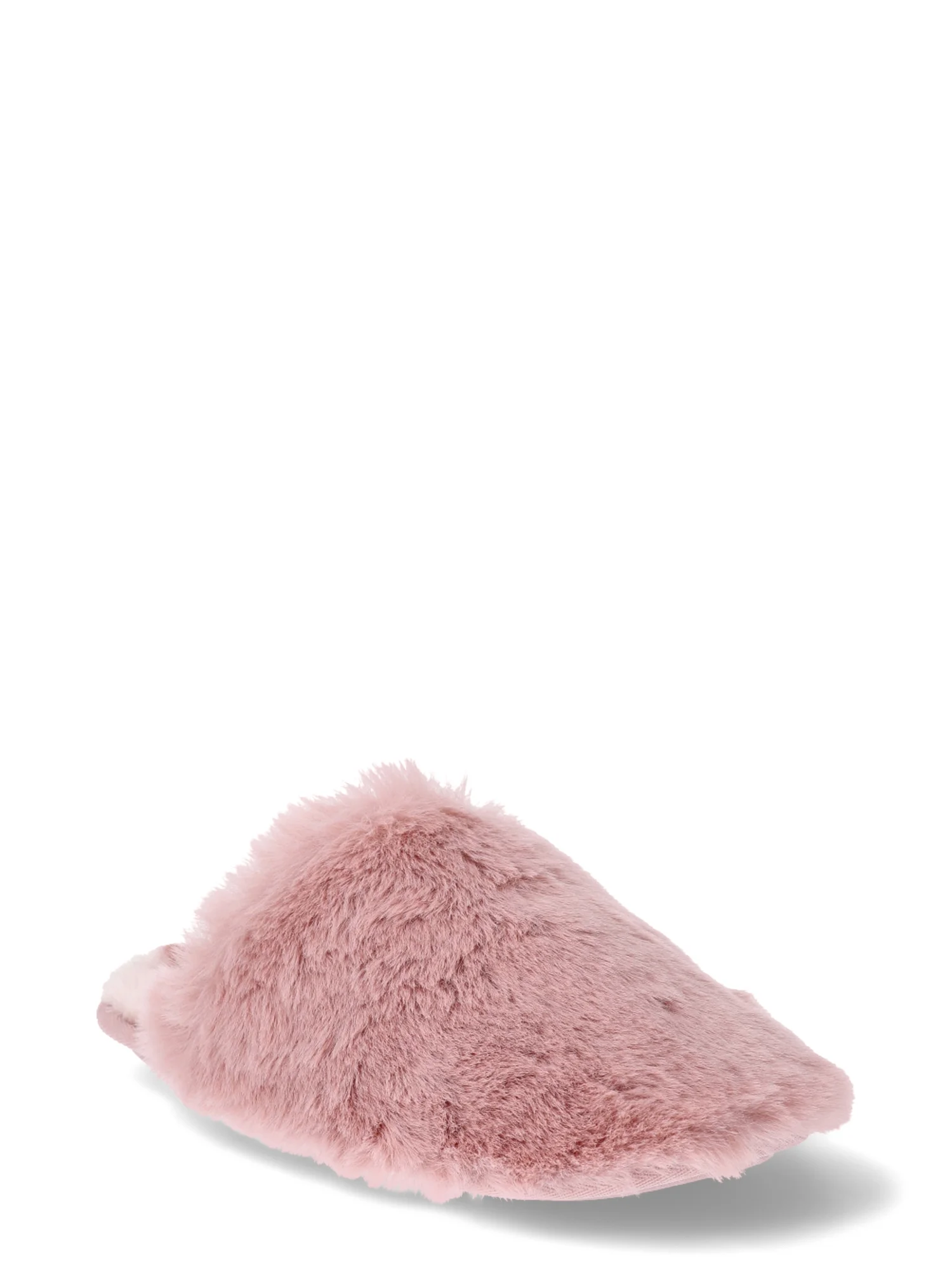 Joyspun Women's Plush Scuff Slippers