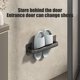 thumbnail image 5 of Estante para zapatillas de baño montado en la pared | Organizador de zapatos de plástico adhesivo | Estante de almacenamiento de zapatos que ahorra espacio | Colgante para puerta o pared | Diseño de, 5 of 6