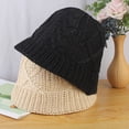 thumbnail image 3 of CoCopeaunts Knit Beanie Winter Hat Thermal Thick Fleece Snow Solid Color Bucket Hat for Men and Women Keep Warm Autumn Winter, 3 of 8