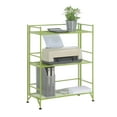 thumbnail image 3 of Convenience Concepts Xtra Storage 3 Tier Wide Folding Metal Shelf , Lime, 3 of 7
