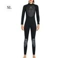 thumbnail image 3 of QualitChoice Combinaison de Plongée Haute Efficacité à Manches Longues Peau Maillots de Bain Respectueux Classique Col Rond Trois Couches Composite Structure Combinaison Femmes Noir XL, 3 of 6