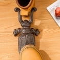 thumbnail image 6 of Sungmor Cast Iron Rhinoceros Beetle Boot Jack,Heavy Duty Boot Puller,Vintage Shoe Remover for Garden Boots,Home & Garden Decor Statue, 6 of 8