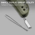 thumbnail image 5 of Kizer Sheepdog C01C Uti 2 Utility EDC Folding Knife Green Micarta Handle V3488.29JNA1, 5 of 9