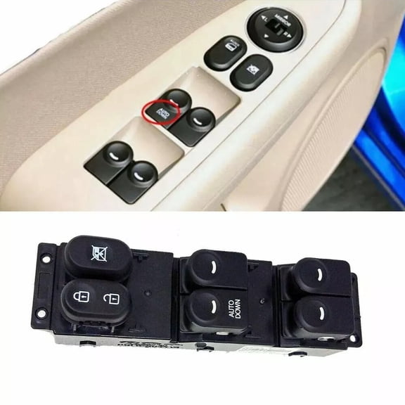 For Hyundai Accent 2011-2017 Driver Side Door Power Window Switch 93570-1R111