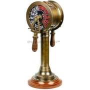 Engine Order Telegraph Chadburn Nautical Maritime Home Decor Accent & Collectible Figurines with Functional Bell | Gifts & Decor | Nagina International (18 Inches, Brass Antique)