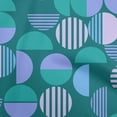 thumbnail image 1 of oneOone Polyester Spandex Teal Blue Fabric Geometric Sewing Material Print Fabric By The Yard 56 Inch Wide, 1 of 4