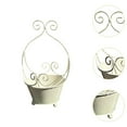 thumbnail image 6 of Vsenkes Vintage Rustic Metal Wall Planter Nordic Plant Holder for Wall Country Decor White, 6 of 9