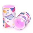 thumbnail image 7 of Yayeee Flameless Candles with Remote Flickering Battery Operated Multi Color Changing, Green Retro Shapes, 7 of 7