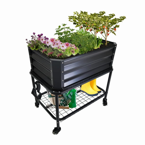 Raised Garden Beds Wheels