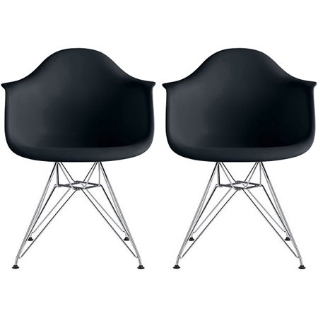 2xhome Blue Mid Century Modern Plastic Dining Chairs 2xhome Blue Mid Century Modern Plastic Dining Chairs Eiffel Molded With Arms Armchairs Chrome Metal