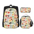 thumbnail image 1 of Balery Farm Mochila Escolar 3 en 1 para Niños - Mochila Resistente con Lonchera Térmica y Estuche - Mochila Escolar para Niños y Niñas, 1 of 7