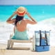 thumbnail image 5 of Bolsa De La Compra Bolsa de playa grande Bolsa de piscina de malla de nailon multifunción para niños adultos (Azul) Likrtyny Libre de BPA, 5 of 9