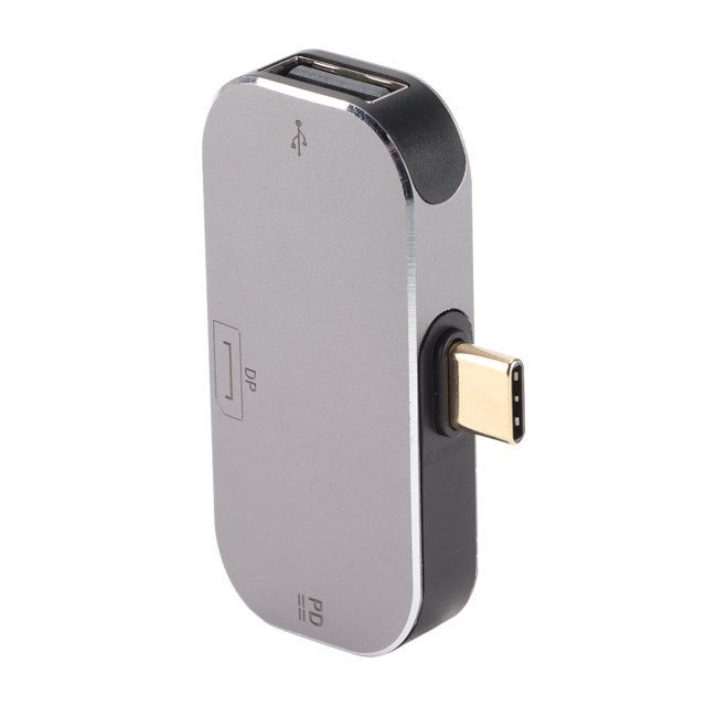 Estación de acoplamiento tipo C, concentrador USB C, estación de acoplamiento multifuncional USBC, elegante y moderna