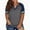 Gray, variant on Women's Casual Short Sleeve T-Shirt with Round Neck, Soft Stretch Fabric for Spring and Summer Wear