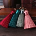 thumbnail image 6 of U8MO 6cm Hi-Q Rayon Ice Silk Tassel with Ring Trim Pendant Jewelry DIY Customize-54#, 6 of 9