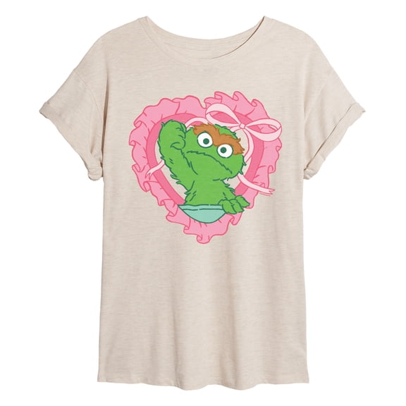 Sesame Street - Oscar Coquette - Women's Graphic T-Shirt