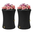 thumbnail image 1 of Good Ideas Impressions 50-Gallon Nantucket Rain Saver, Black (2 Pack), 1 of 1