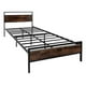 thumbnail image 1 of Base Cama Matrimonial Country Tipo Madera Moderna Metal, 1 of 9