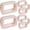 Pink, variant on 8 Pcs TSA Approved Toiletry Bags Clear Toiletry Bag Diaper Bag Organizer Pouch Set PVC Makeup Pouch with Zipper Waterproof Clear Cosmetic Storage for Travel Purse Organizer Women Men Mothers DayGifts