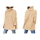 thumbnail image 3 of Suéteres de Cuello Alto de Gran Tamaño para Mujer, Larga de Murciélago, Dobladillo Abierto, Túnica, Suéter de Punto, Tops Caqui XXL, 3 of 7