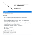 thumbnail image 2 of Hood Strut - Compatible with 2011 - 2013 Volkswagen Jetta 2012, 2 of 2